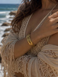 Golden Weave Cuff