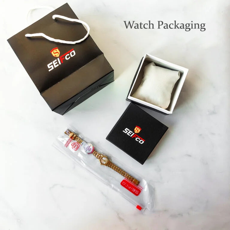 Seifco Watch Circle Silver x Gold