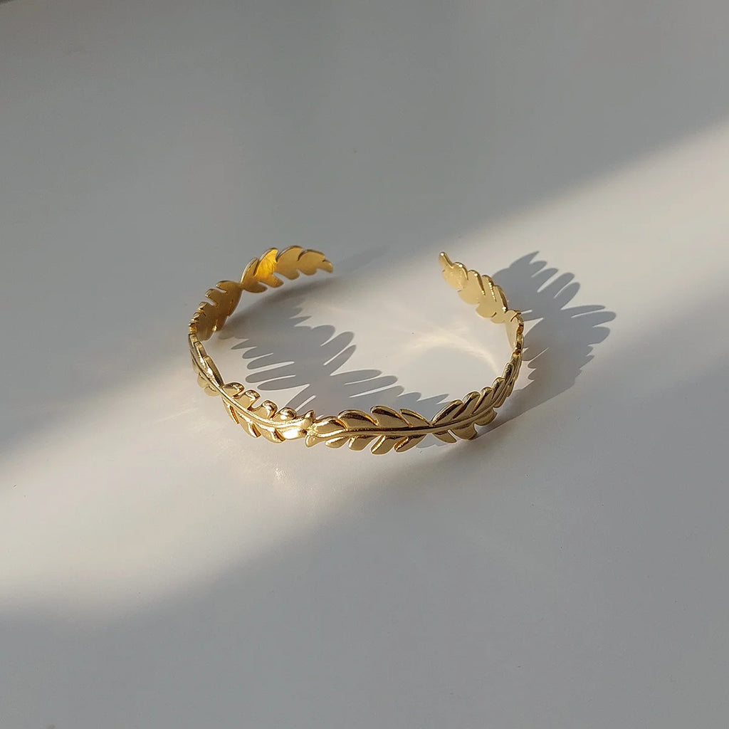 Golden Leaf Bracelet