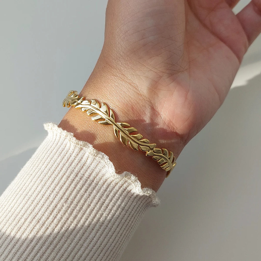 Golden Leaf Bracelet