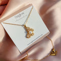 Butterfly Pearl Necklace