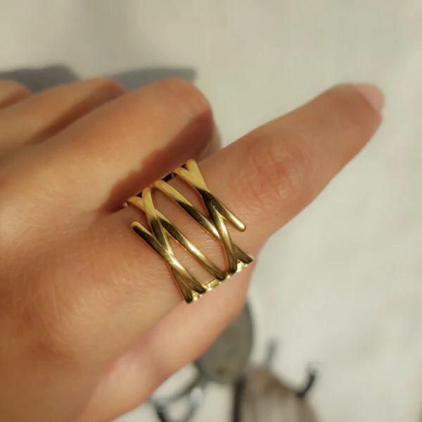 Mixed Adjustable Ring