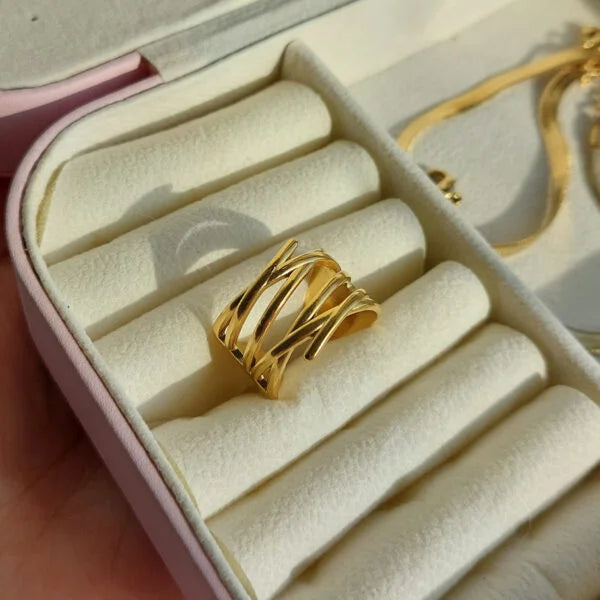 Mixed Adjustable Ring