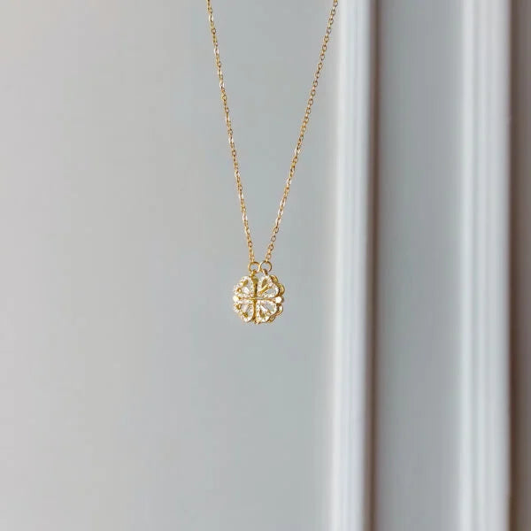 Hearts Flower Necklace