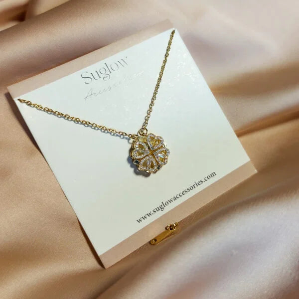 Hearts Flower Necklace