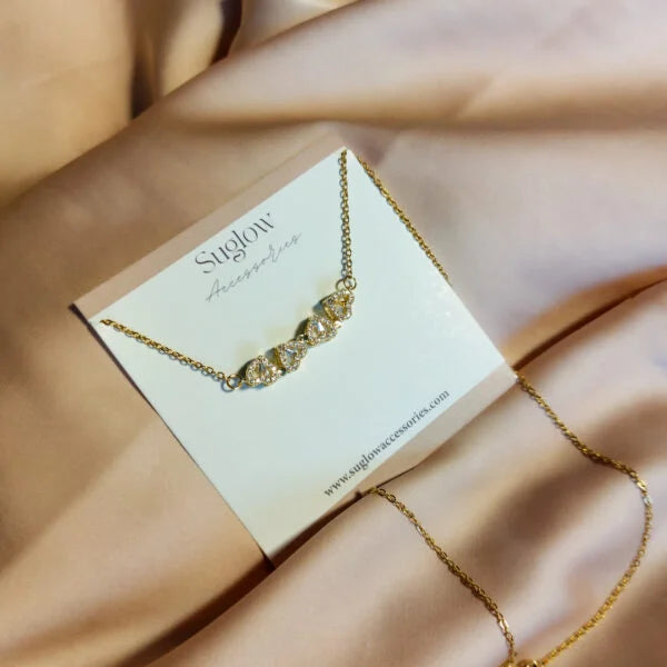Hearts Flower Necklace