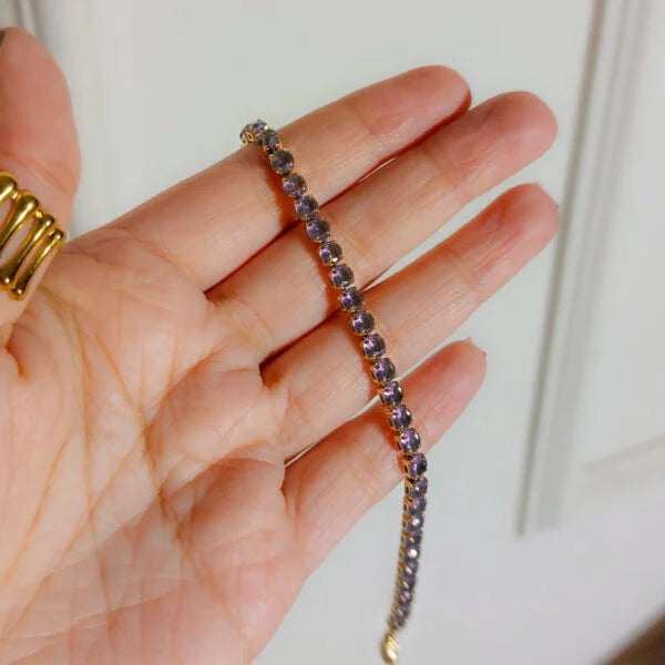 Tennis Bracelet Light Purple