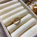 Cross Zirconia Ring