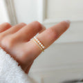 Pearl x Rhinestone Ring