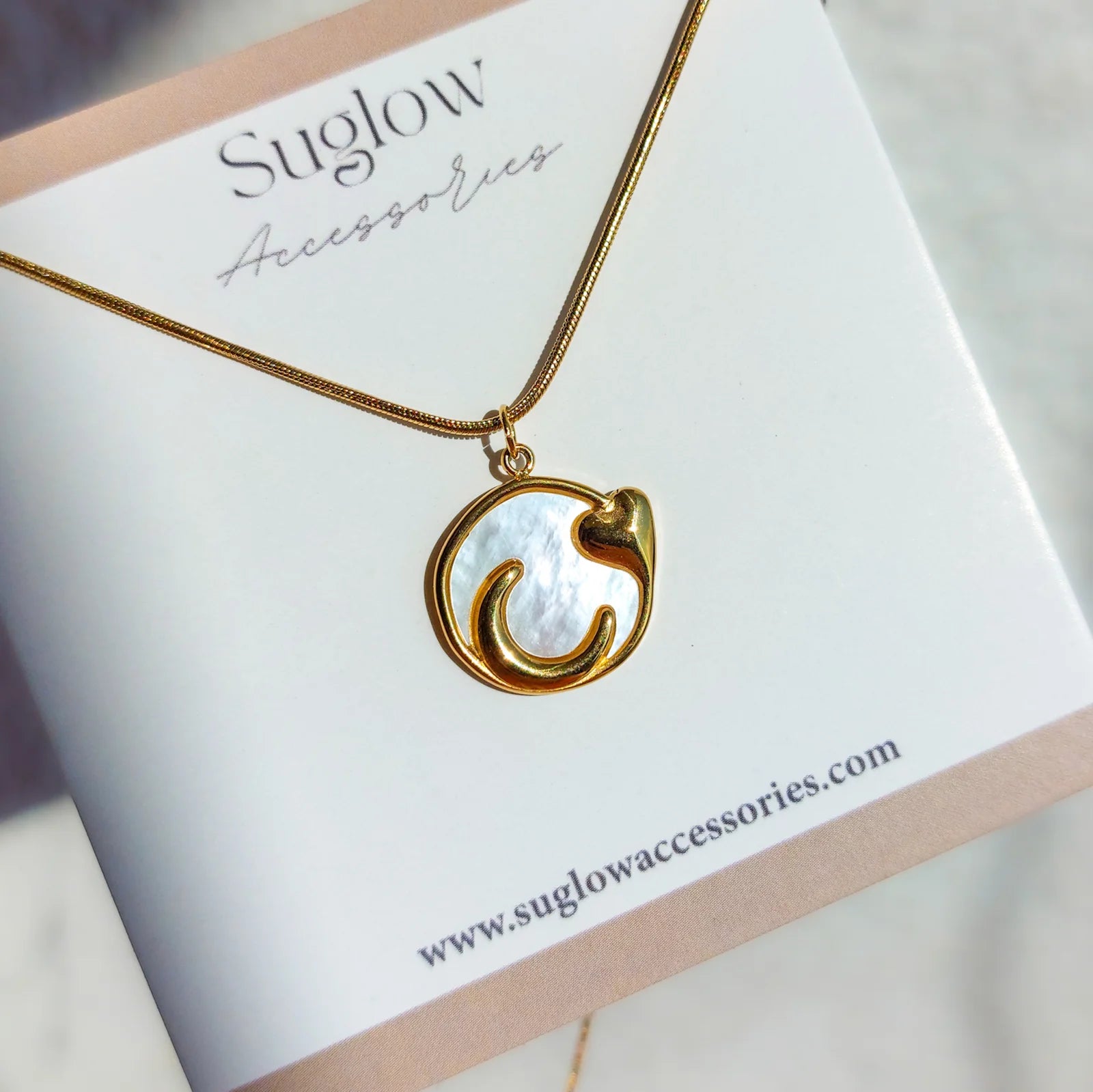 Moon Heart Necklace