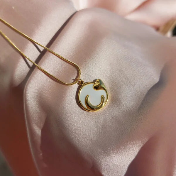 Moon Heart Necklace