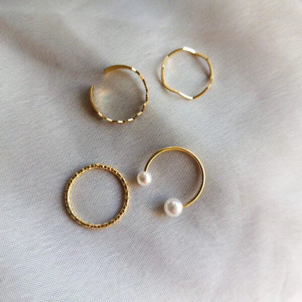 4pcs Rings Set