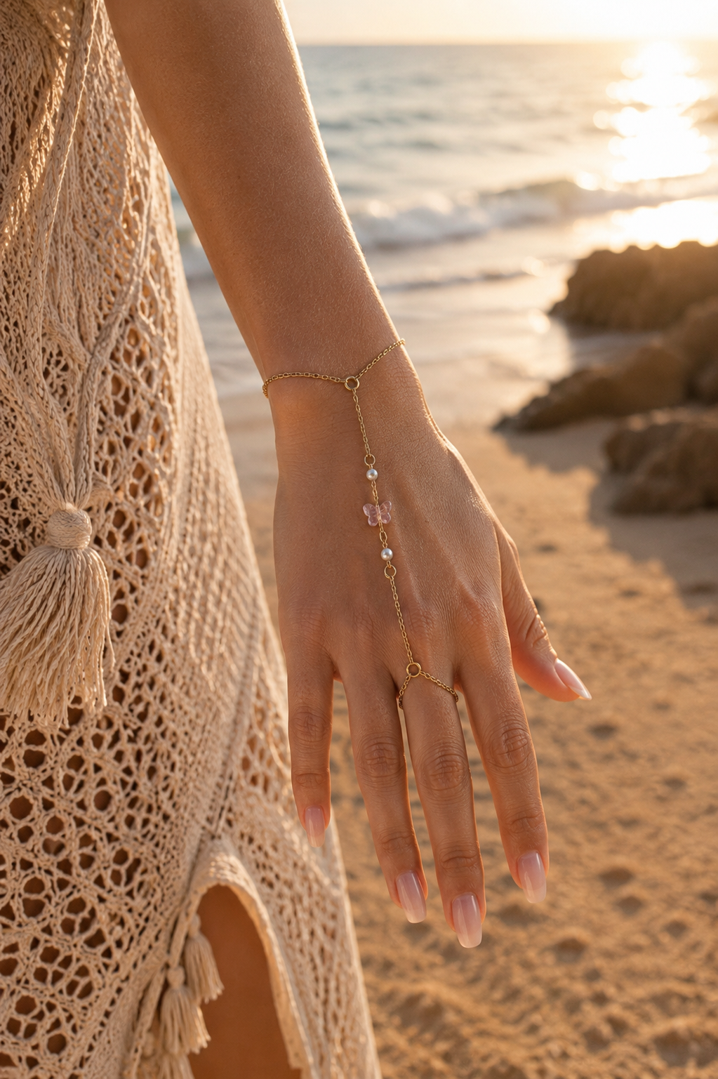 Butterfly Hand Chain