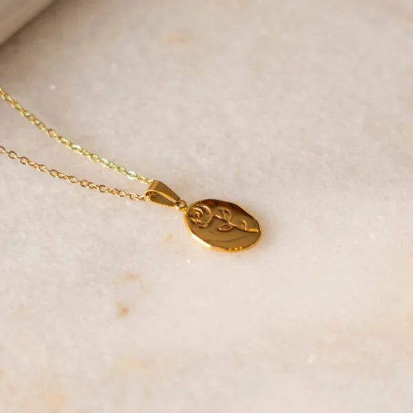 Gold Flower Necklace