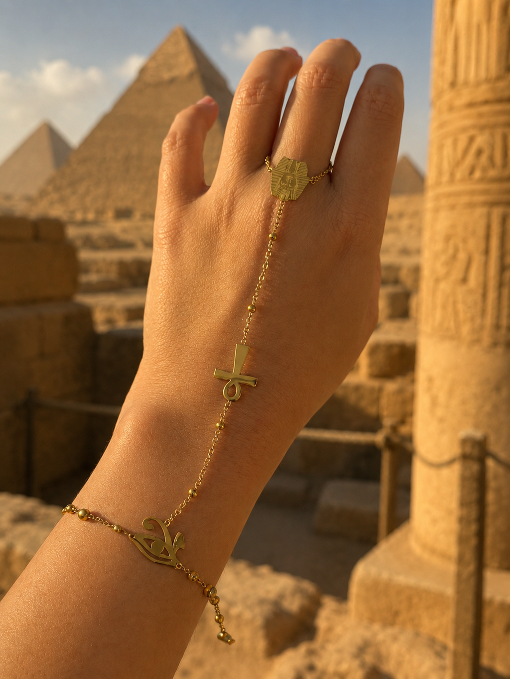 Pharaonic Hand Chain