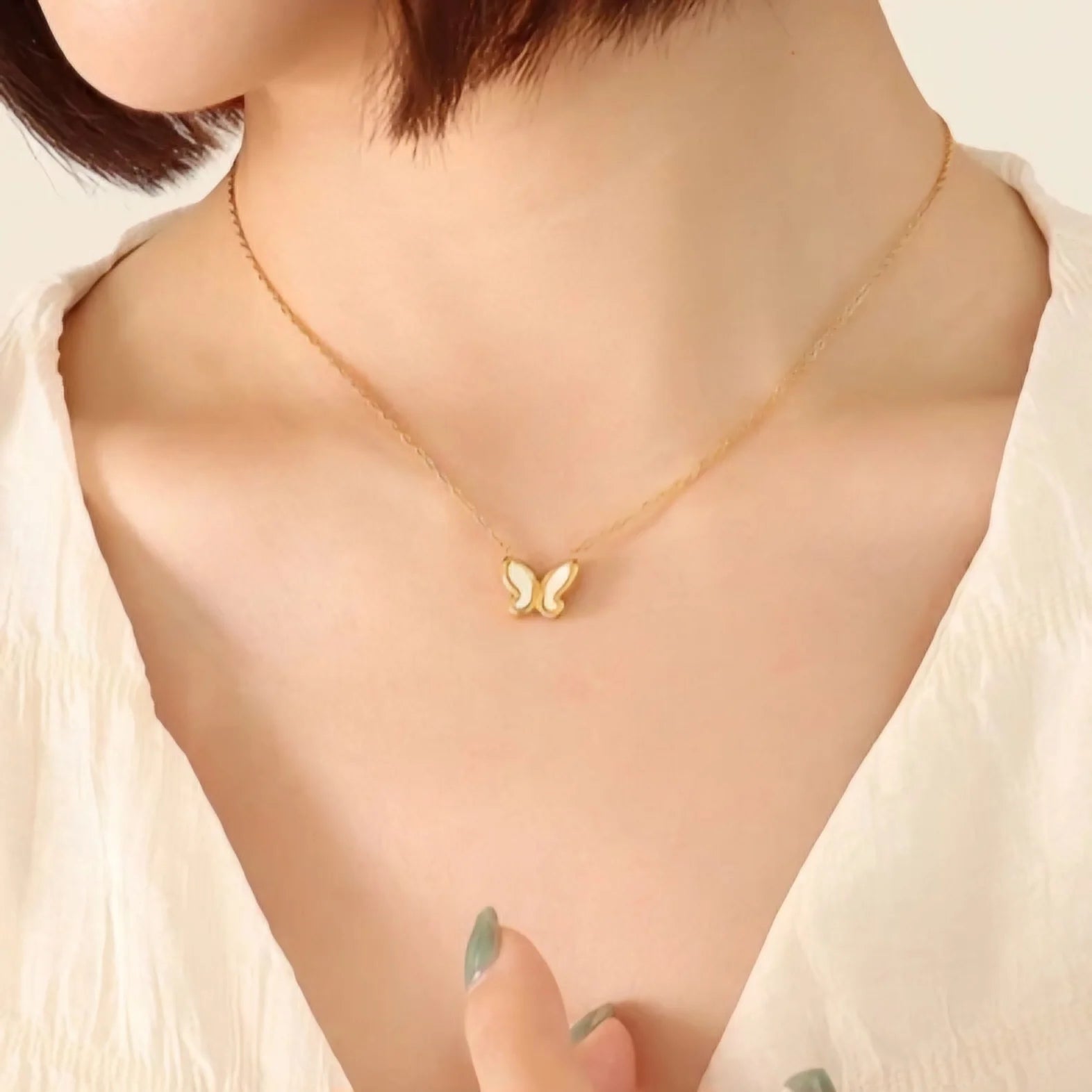 Baby Butterfly Necklace