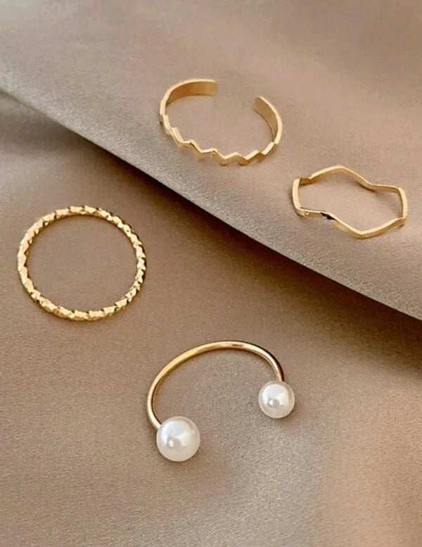 4pcs Rings Set