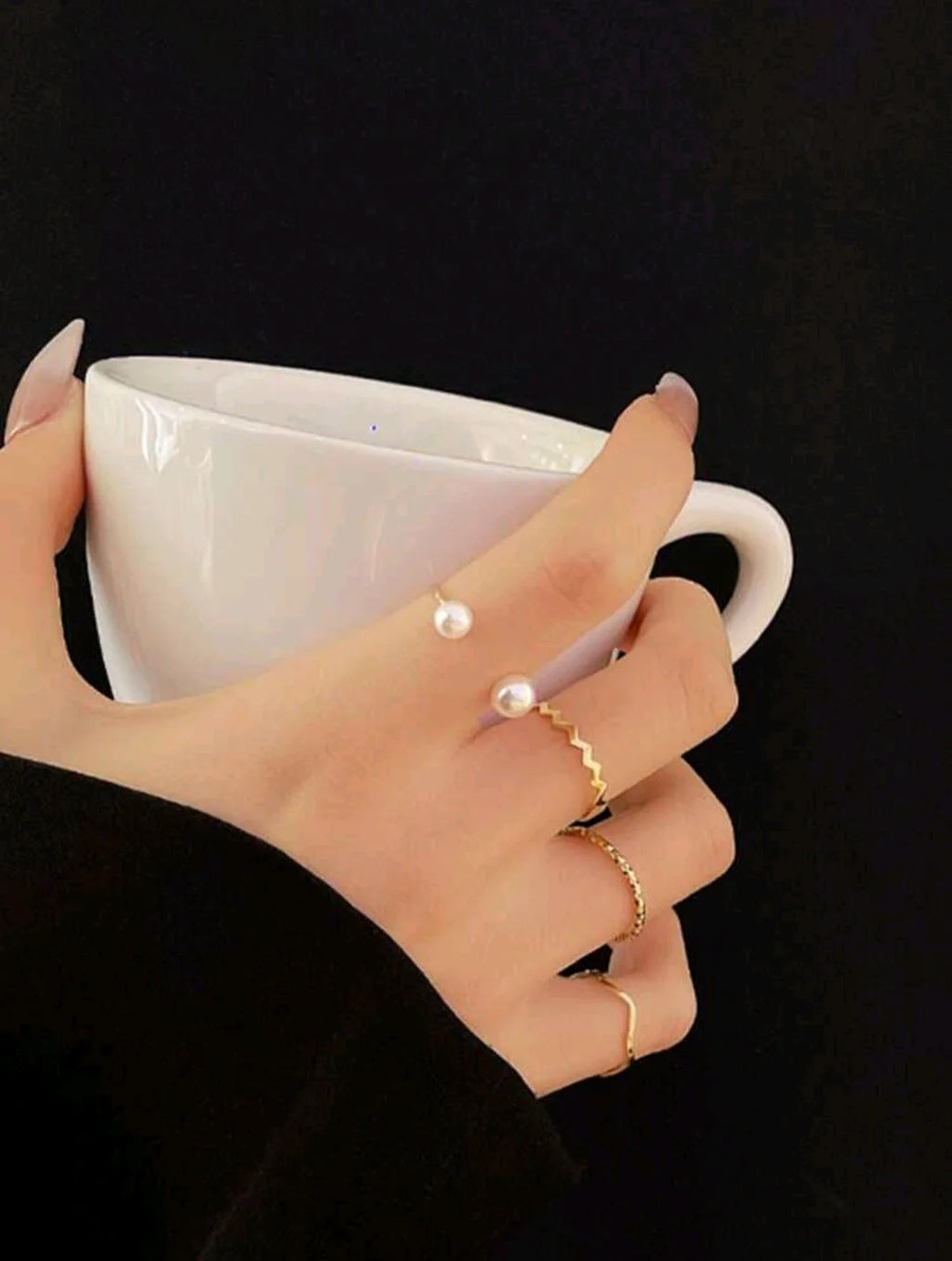 4pcs Rings Set