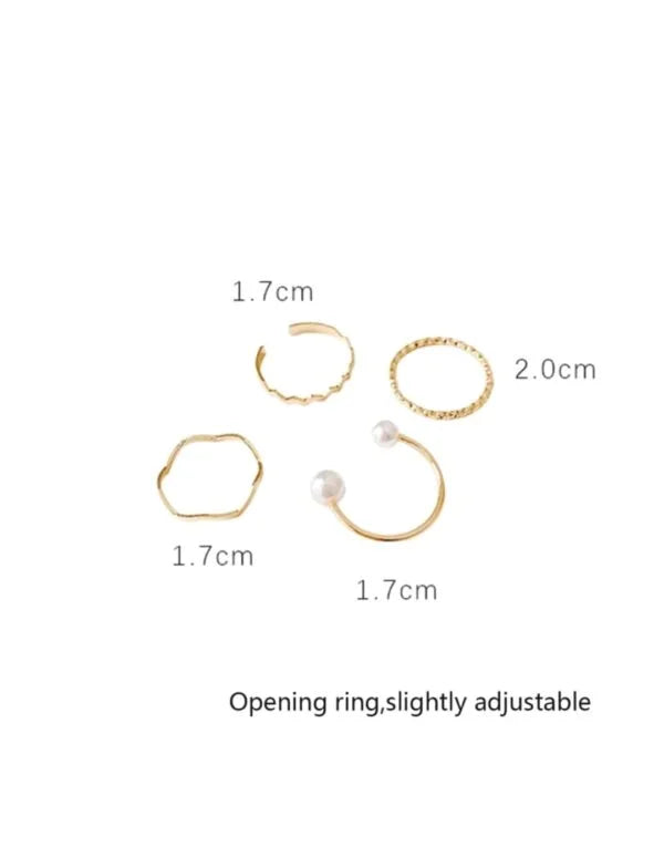 4pcs Rings Set