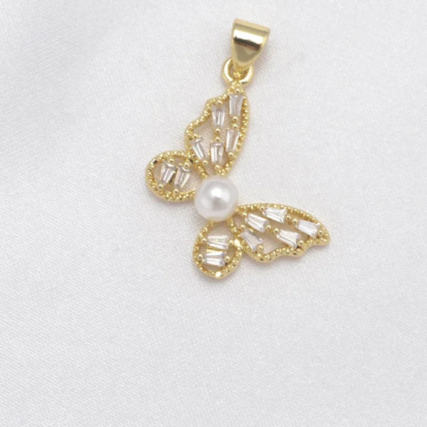 Butterfly Pearl Necklace