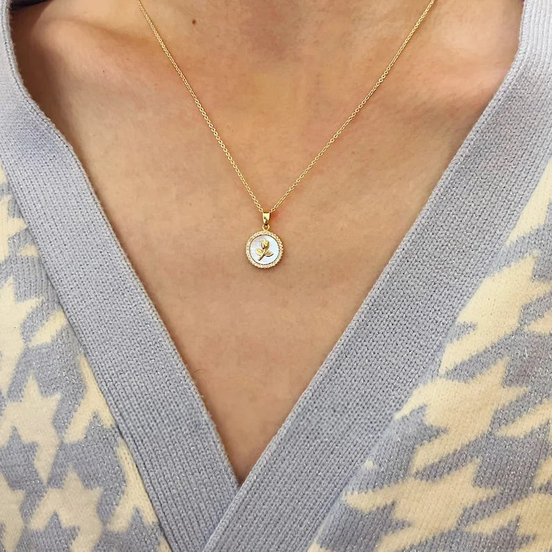 Tulip Flower Necklace