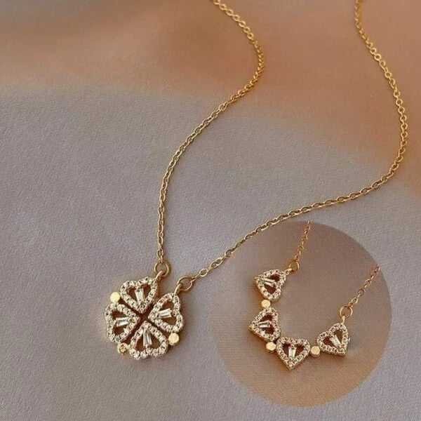 Hearts Flower Necklace