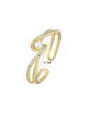 Zircon Adjustable Ring