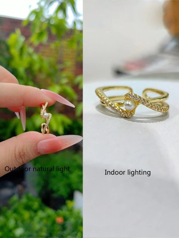 Zircon Adjustable Ring