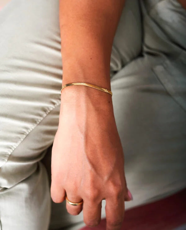 4mm Thickness Herringbone Bracelet