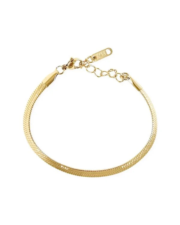4mm Thickness Herringbone Bracelet