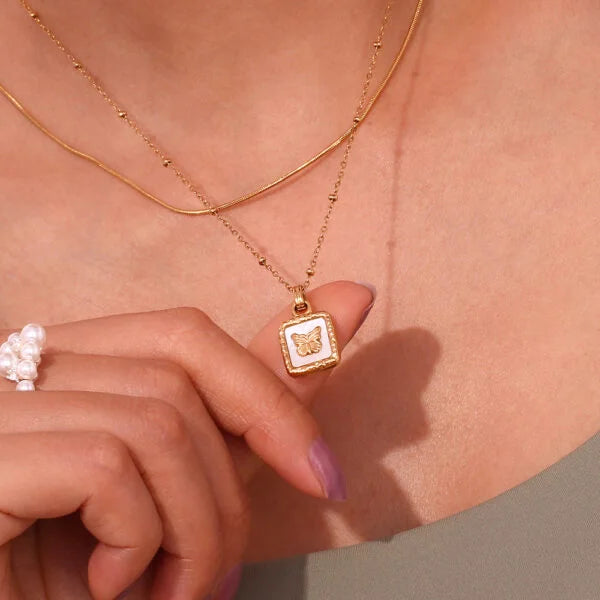 Butterfly Shell Necklace