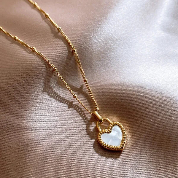 Double Sided Heart White x Black