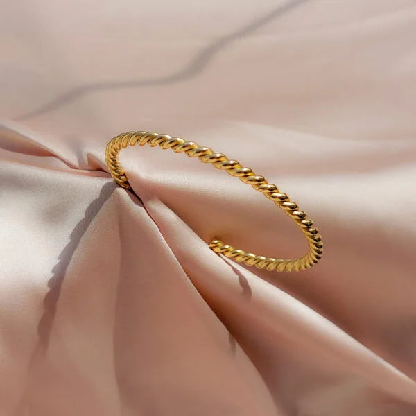 Twist Bangle Bracelet