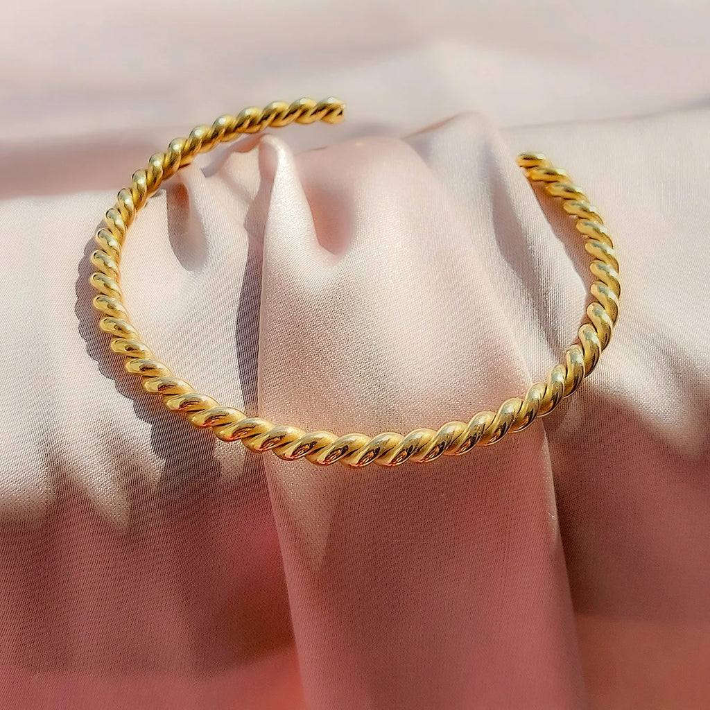 Twist Bangle Bracelet