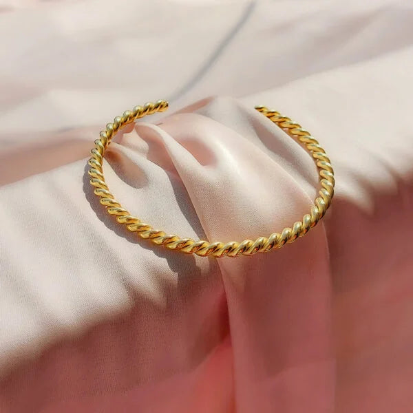 Twist Bangle Bracelet