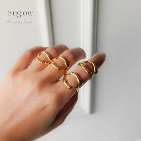 Liquid Flow Shape Rings