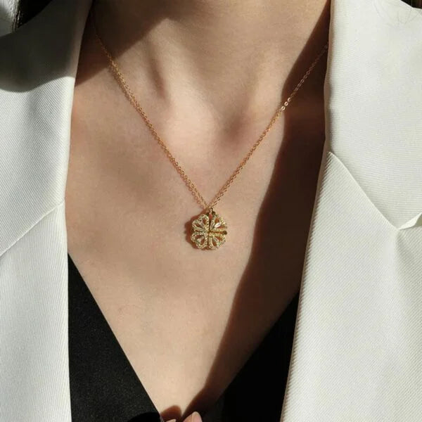 Hearts Flower Necklace